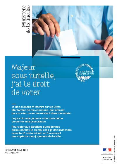 Majeur sous tutelle, j’ai le droit de voter