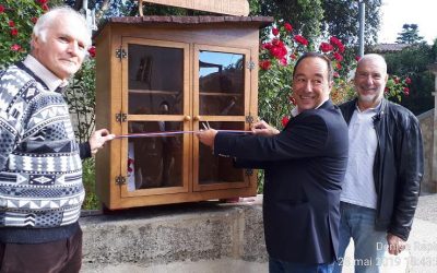 Inauguration de la boite à livre