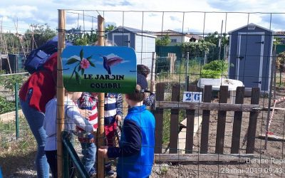 Visite des Pilettes aux jardins familiaux