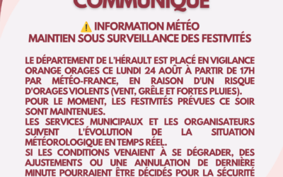 COMMUNIQUÉ 24 AOUT 2026
