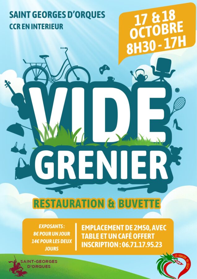 AFFICHE DRAGONS_VIDE GRENIER