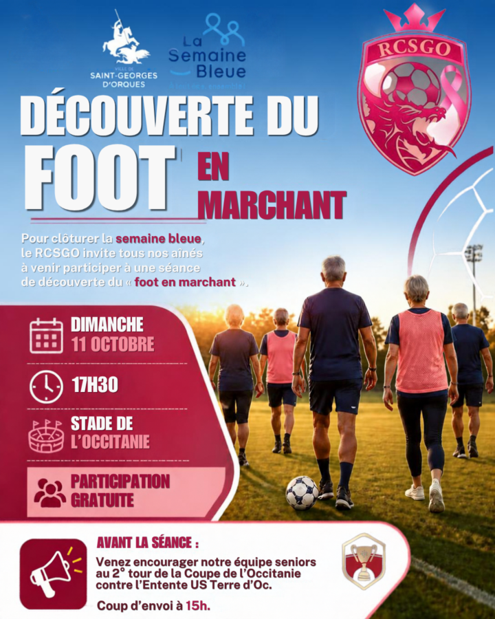 Affiche Foot en Marchant