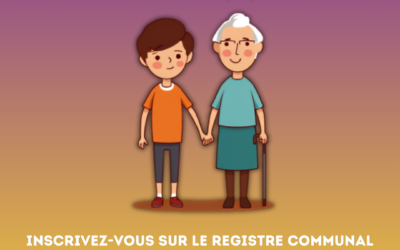 Ne restez pas isolé(e) ! Inscrivez-vous sur le registre communal.