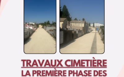Fin de la 1ère phase d’aménagement du cimetière communal