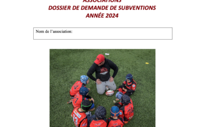 Dossier de demande de subventions associations