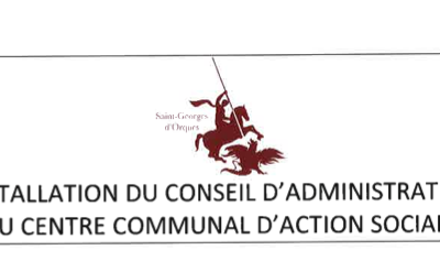Installation du Conseil d’Administration du CCAS