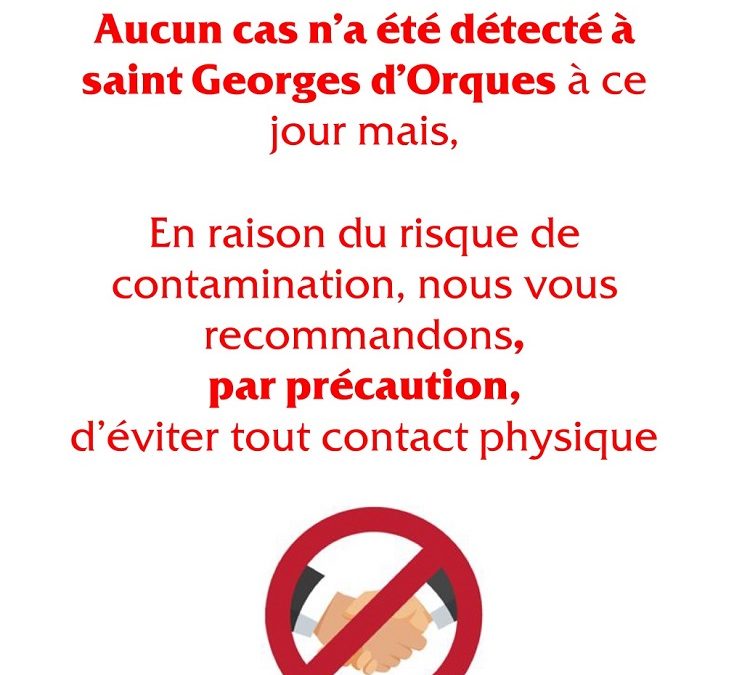 Information importante coronavirus