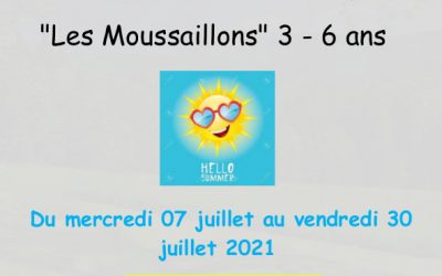 Vacances été 2021 des MOUSSAILLONS