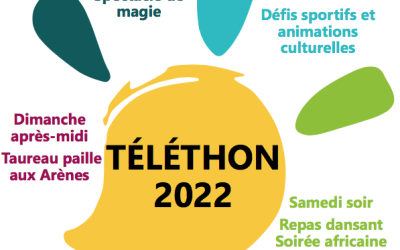Urne à piles pour le Téléthon