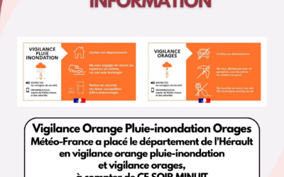 Vigilance Orange Pluie-inondation | Orages