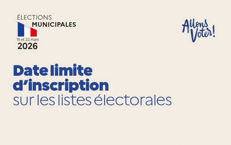🗳️🇫🇷 Élections municipales 2026 : pensez à vous inscrire !