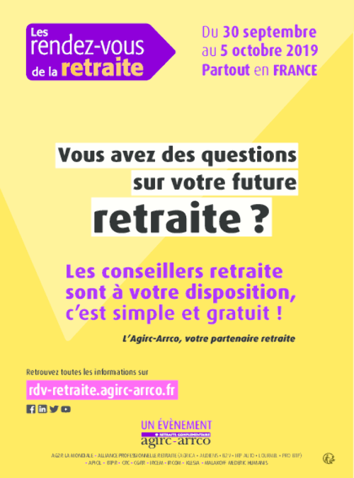 Les rendez-vous de la retraite